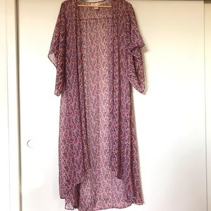 Mauve/ Pink Kimono Robe